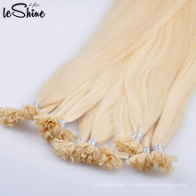 100% européenne Remy U Tip Extension de cheveux Double Blonde Drawn